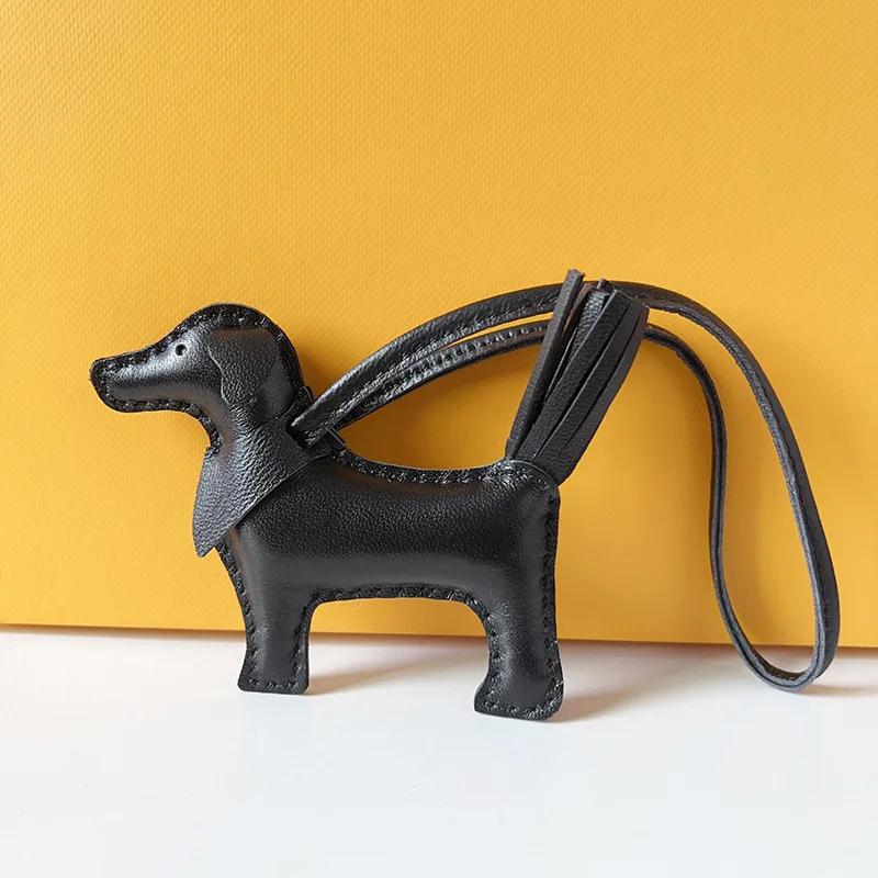 High Quality Puppy Bag Pendant, New Sheepskin Hand-sewn Creative Cute Dog Pendant,  Car Rearview Mirror Pendant, Bag Charm
