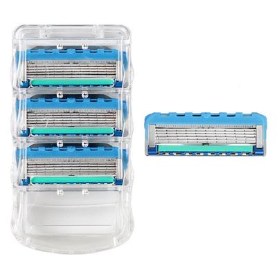 On B U Gillette Compatible Premium Close Contact 5-ply Razor Blade Fusion Proglide Power, 4 Pieces, 1 Piece ,Korean Razor Blade