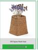 Mid-Autumn Festival Cattail Weave Handmade Plant Fiber Flower Pot