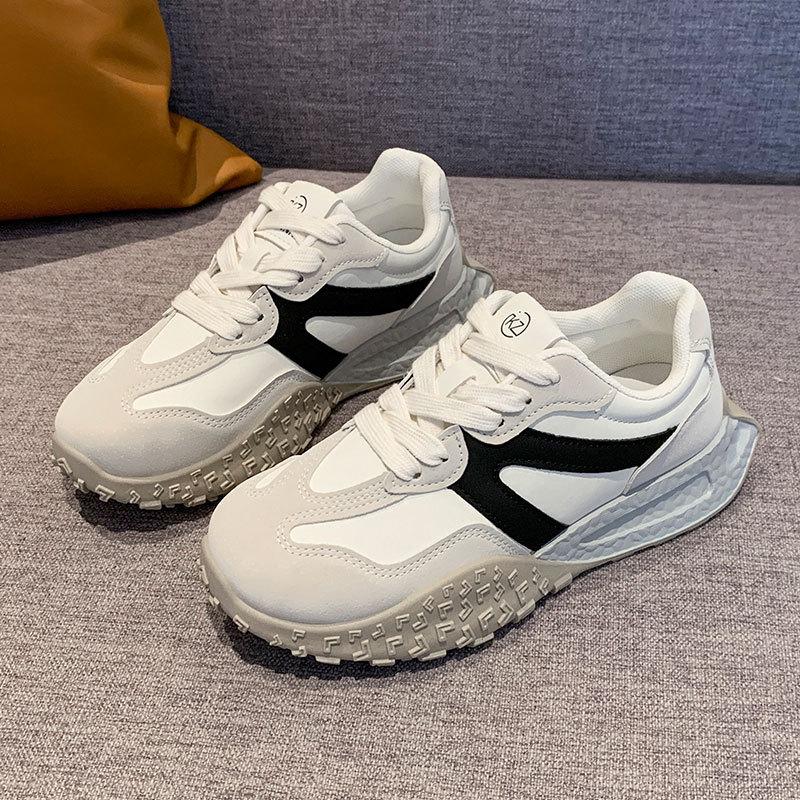 Dexun shoes women's spring 2025 new casual sports running shoes lightweight Forrest Gump shoes versatile little white shoes women