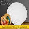 Round Wooden Oil Painting Frame with Hand-Painted Canvas for Beginners