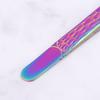 Tweezers For Eyelash Extension Colorful Stainless Steel Superhard Tweezers High Precision Anti-Static Makeup Tweezers