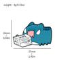 Cat brooch personality creative funny cat bug coffee wave cat capybara metal badge decoration