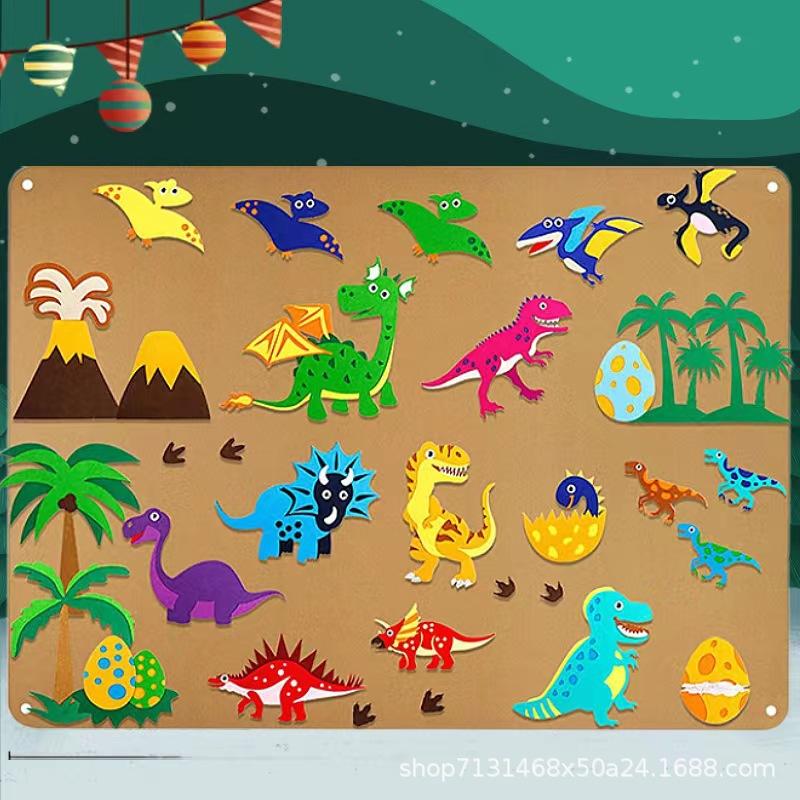 Felt Busy Board Children'S Educational Science And Education Toys Learning Board Infant Action Training Education Board