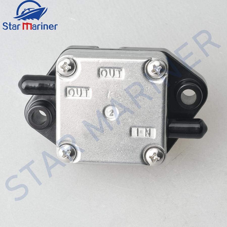 6BX-24410 Fuel Pump For YAMAHA Outboard Motor F4 F5 F6 4T 4HP 5HP 6HP 6BX-24410-00 67D-24410-01/02/03 Boat Engine Replaces