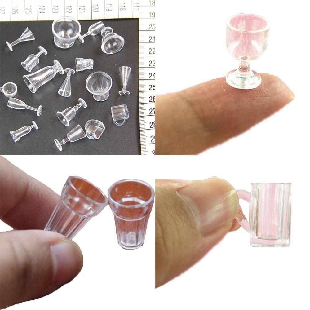 Dollhouse Accessories DIY Toys Mini Cup Ice Cream Bowl Simulation Cookware Miniatures Goblet