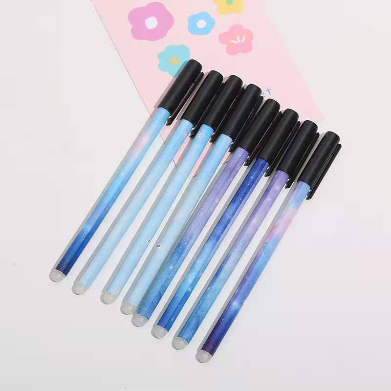 12pcs Erasable Pen Twelve Zodiac Signs Easy to Wipe Elementary School Student Pen Hot Erasable Neutral Pen 0.5mm Office Stationery Supplies