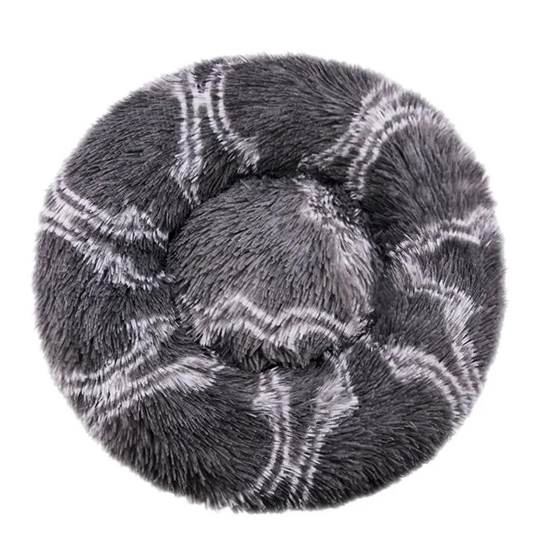 40-90 cm 6 Misure Rotonda Cama per Animali Domestici per Cani di Taglia Grande Super Morbida Cama per Gatti Peluche Casa per Cani per Cani di Taglia Media Inverno Caldo Dormire