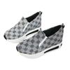 New spring and autumn single shoes lace mesh casual height increase muffin