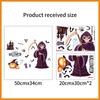 Halloween Window Cling Stickers for Kindergarten & Store Decor