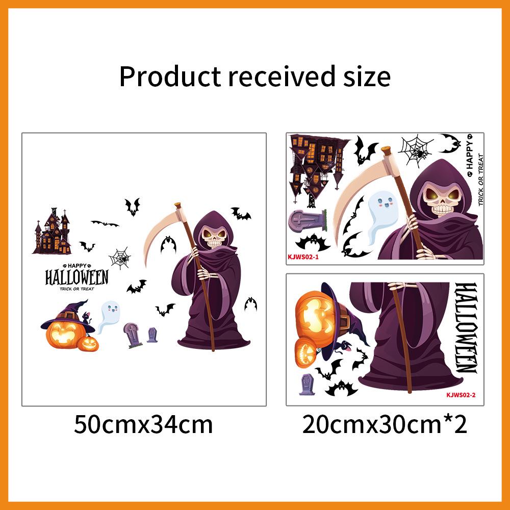 Halloween Window Cling Stickers for Kindergarten & Store Decor