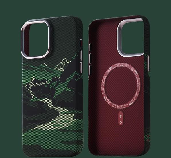 

Shanchuan Xinghe Чехол для мобильного телефона Светящийся Магнитный Защитный Чехол One Size зелёный