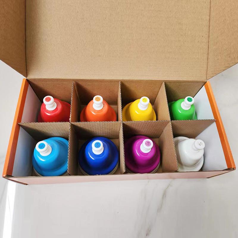 Campanelli a 8 Toni Orff: Campanelli Melodici Colorati Educativi per Bambini