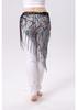 Sequin Tassel Belly Dance Triangle Scarf Waistband for Performance