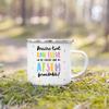 Merci Atsem Agenda Print Mugs Creative Coffee Cups Drinks Water Milk Cup Enamel Mug School Home Handle Drinkware Gifts