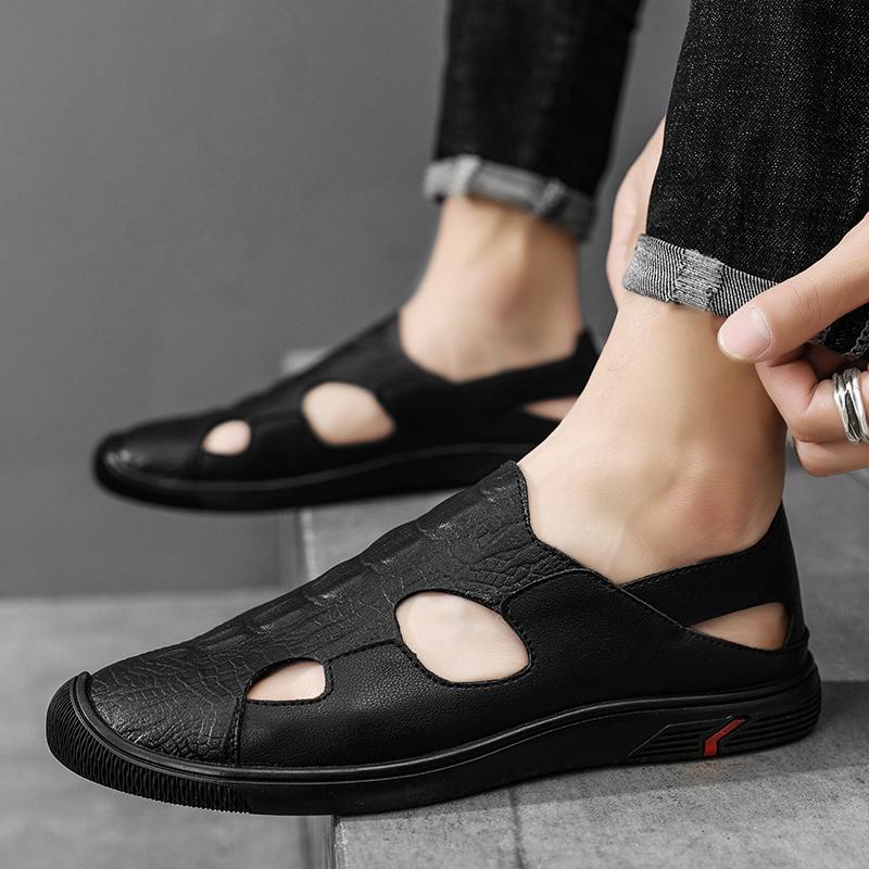 Men Casual Leather Loafers Spring Summer Hollow Shoes Driving Shoes Designer Loafers Mens Moccasins Flats Slip On Office Shoes