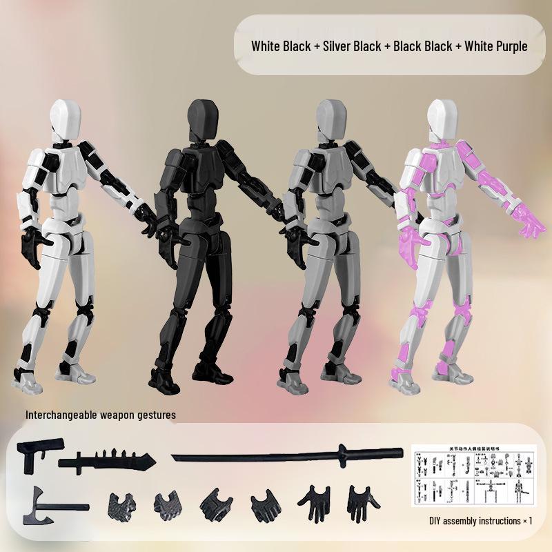 Multi-Joint Posable Robot Mannequin - Decompression Toy