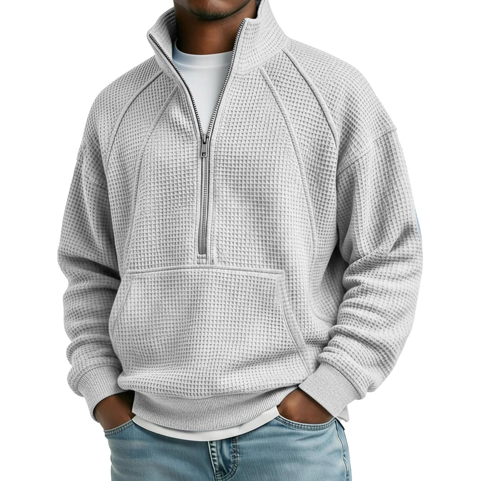 

Men s Casual Zipper Hoodie L