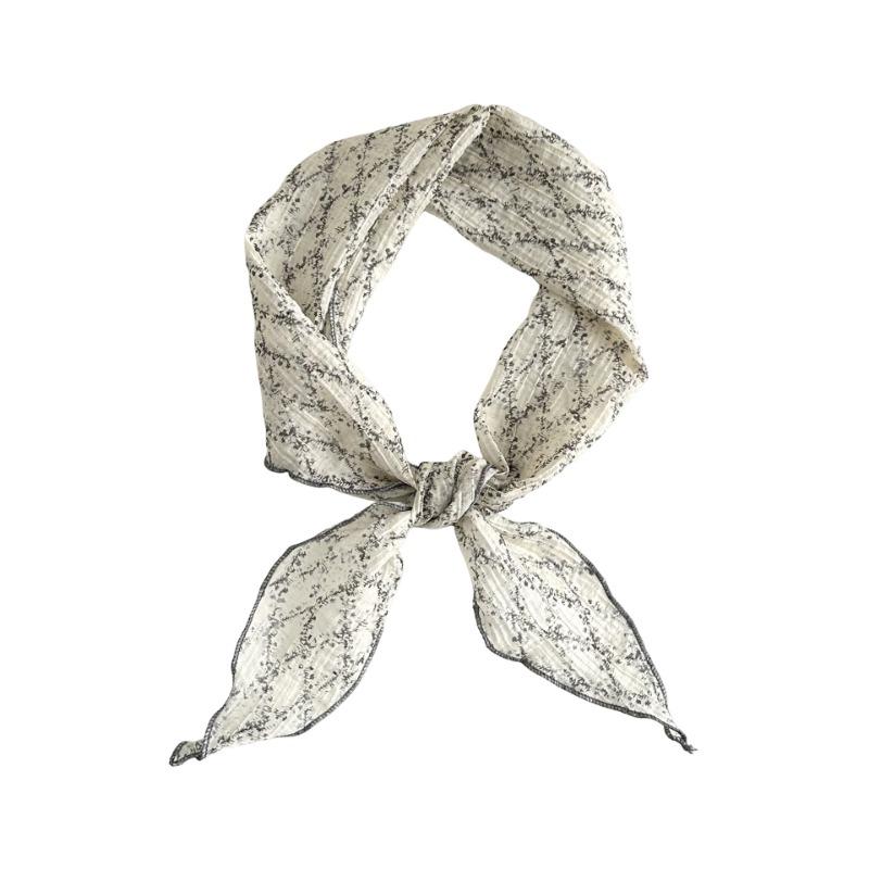 Silk scarf new atmosphere floral headscarf multi-functional decorative scarf small scarf waist rhombus silk scarf