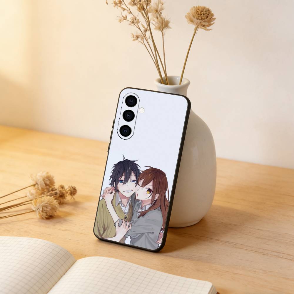 Horimiya Phone Case Black Silicone Soft For Samsung Galaxy A73,A72,A71,A70,A53,A52,A51