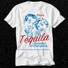 Goditi Tequila Colazione dei Campioni Grafica Vintage Unisex Maglietta Regalo Uomo Donna