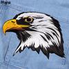 Large Patch Eagle Embroidery Patch Iron On Patches For Clothing DIY Punk Back Embroidered Patches On Clothes Jeans Applique