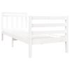 VidaXL Bed Frames White Solid Wood 90x190 Cm Single 3100620