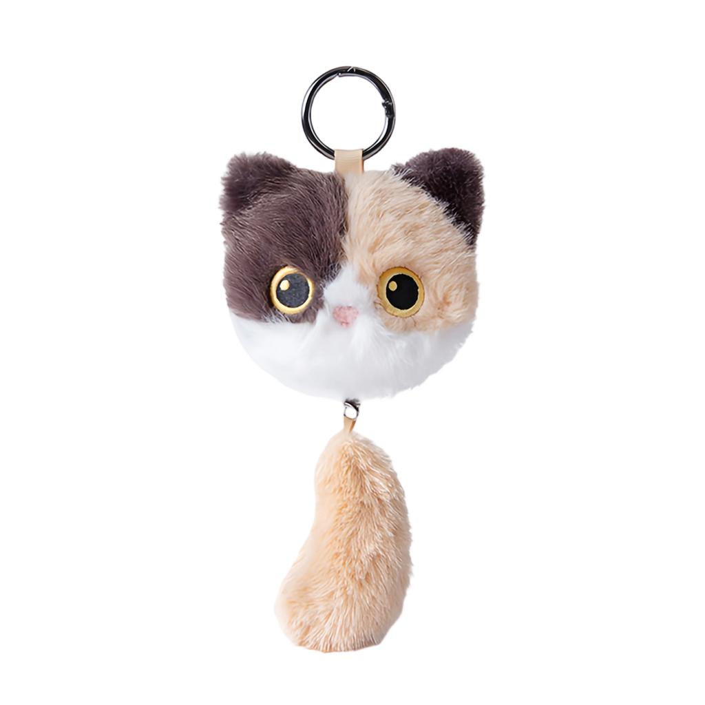 Cute Plush Keychain Doll, Adorable Stuffed Toy Key Ring For Backpack Purse Car, Soft Kawaii Pendant Gift For Kids Teens Girls