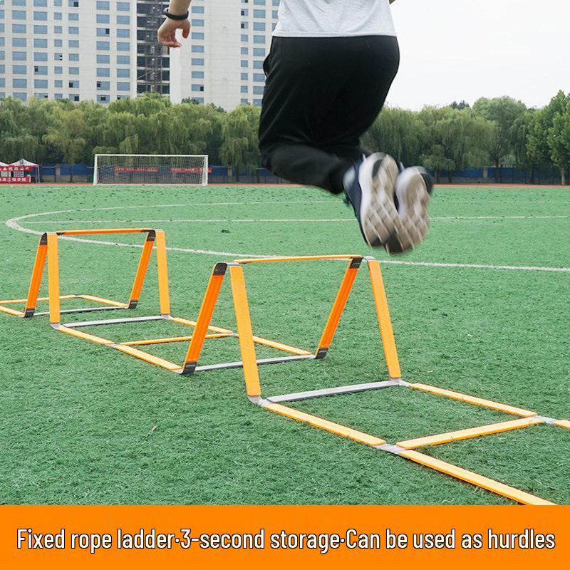 Multifunktionale Agility-Trainingsleiter - Fußkoordination & Gitter-Hindernis Fitnessgerät
