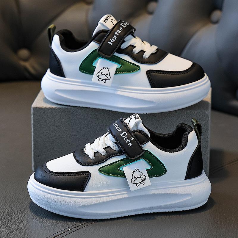 Frühling und Herbst rutschfeste Kinder kleine weiße Schuhe mittlere und große Kinder Babyschuhe