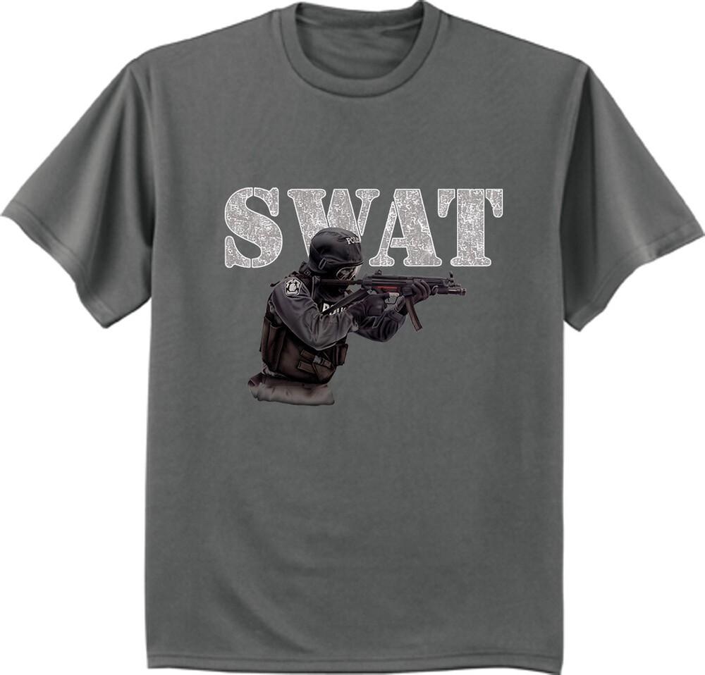 Футболка SWAT Команда SWAT Аксессуары для экипировки SWAT Аксессуары для одежды правоохранительных органов Унисекс футболка M