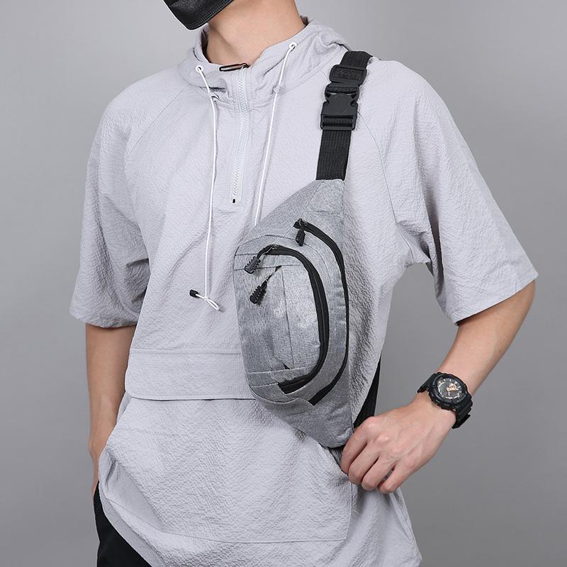 Unisex Waist Fanny Bag Men Breast Package Waterproof Outdoor Sports Bag Pouch Waist Bag Fanny Pouch Crossbody Banana Bag