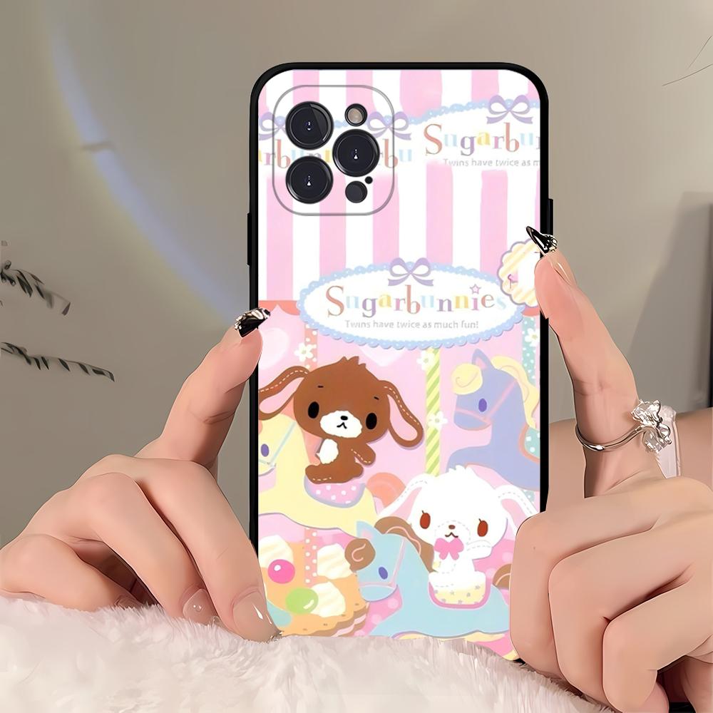S-Sugarbunnies Phone Case For iPhone 16 15 14 11 12 13 Mini Pro XS Max Cover 6 7 8 Plus X Funda Shell