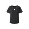 Adidas Logo Round Neck Short Sleeve T-Shirt Women Tops Black IT4360