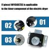 W11566735 Dryer Timer Accessories for W11685947 4981088 AP7215858 PS17216594 EAP17216594 FIX17216594 162-428-1 Dryer