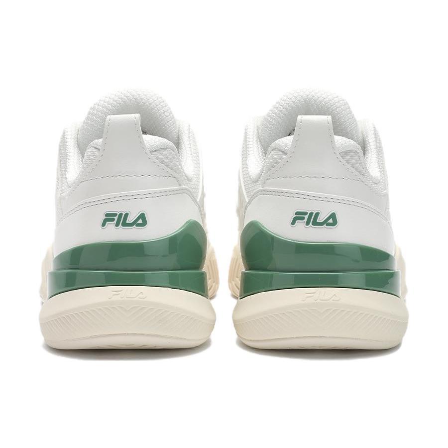 FILA Comfortable Breathable Support Low top Tennis Shoes Women's White Green A12W411501FBW