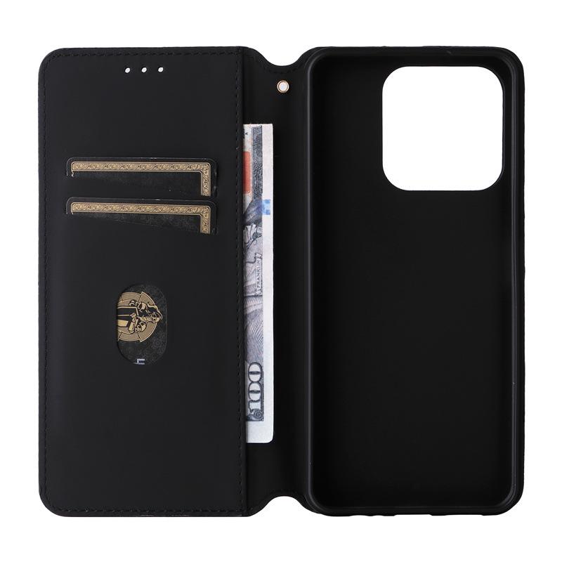 Honor X6B 4G Leather Case - Card Holder, Stand, Magnetic Wallet