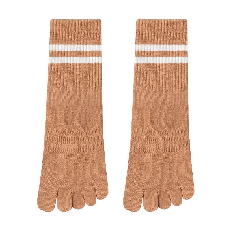 WEZHOMANPAO Women s Anti-Slip Yoga Five-Finger Socks One Size (EU 35-39)
