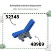 Wange Educational Building Blocks - 48989 MOC Compatible, 4-Axis 3-Hole Parts for Kids