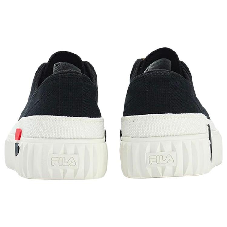 Fila Gear Cushioning Low Top Skateboard Shoes Men's Black White F12M322310FBG