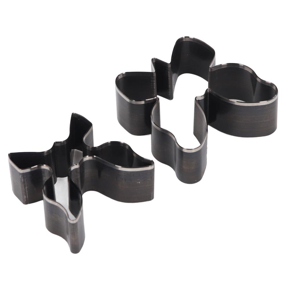 2 PCS Steel Leather Cutting Dies Set Handmade Keychain and Wallet Making  For DIY Leather Craft
