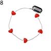 Sweet Love Heart Flower Long Tassel Hairpin Women Streamline Hair Clip Comb