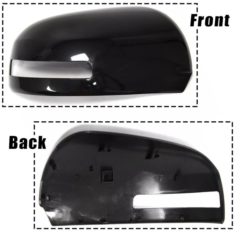 Left/Right Car Side Rearview Mirror Cover Cap Replacement for Mitsubishi Outlander 2013 2014 2015 2016 2017 2018