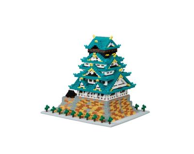 Kawada NB-049 Nanoblock Osaka Castle DELUXE EDITION Japan NEW