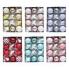 12 Pieces Christmas Ball Ornaments Christmas Decoration Baubles for Xmas Hanging