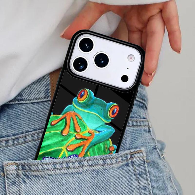 

Чехол для телефона с грибами и лягушкой в стиле хиппи, мягкий, для iPhone 16e 15 14 13 12 17 Pro Max Plus Air 17pro, Cover Coque iPhone 16e