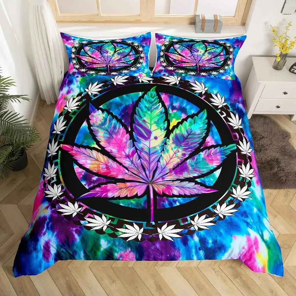 Tie Dye Duvet Cover Set Bohemian Hippie Spiral Bedding Sets Ethnic Boho  Comforter Cover Set Swirl Tie Dyed Pattern Quilt Cover