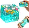 Tematică Ocean Cuburi de Gheață Maltză Squishy Ridicare Lentă Mingiță Anti-stres Portabilă Senzorială Ameliorarea Anxietății Jucărie Fidget Cadou Creativ
