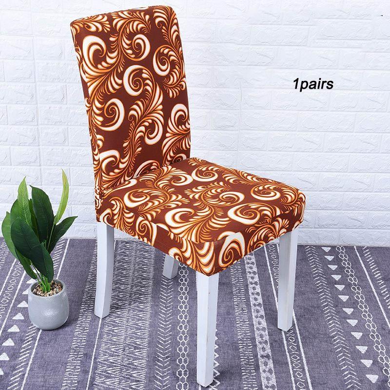 Stretch Dining Chair Covers Set Hotel Restaurant Universal Slipcovers Washable Fabric Seat Protectors