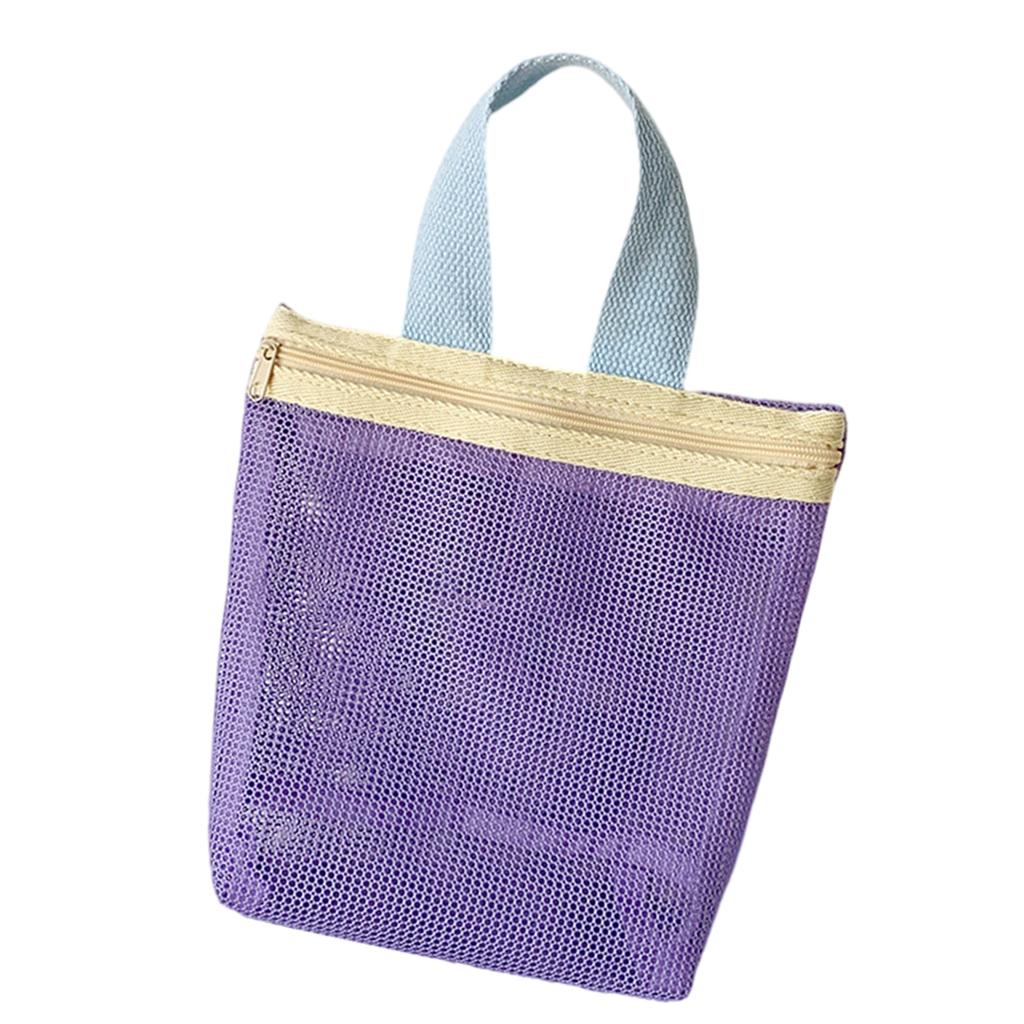 Beach Bag Mesh Shower Caddy Bag Tote Bag for Women Pool Bag Travel Cosmetic Bag Foldable Portable Toiletry Bag Gifts